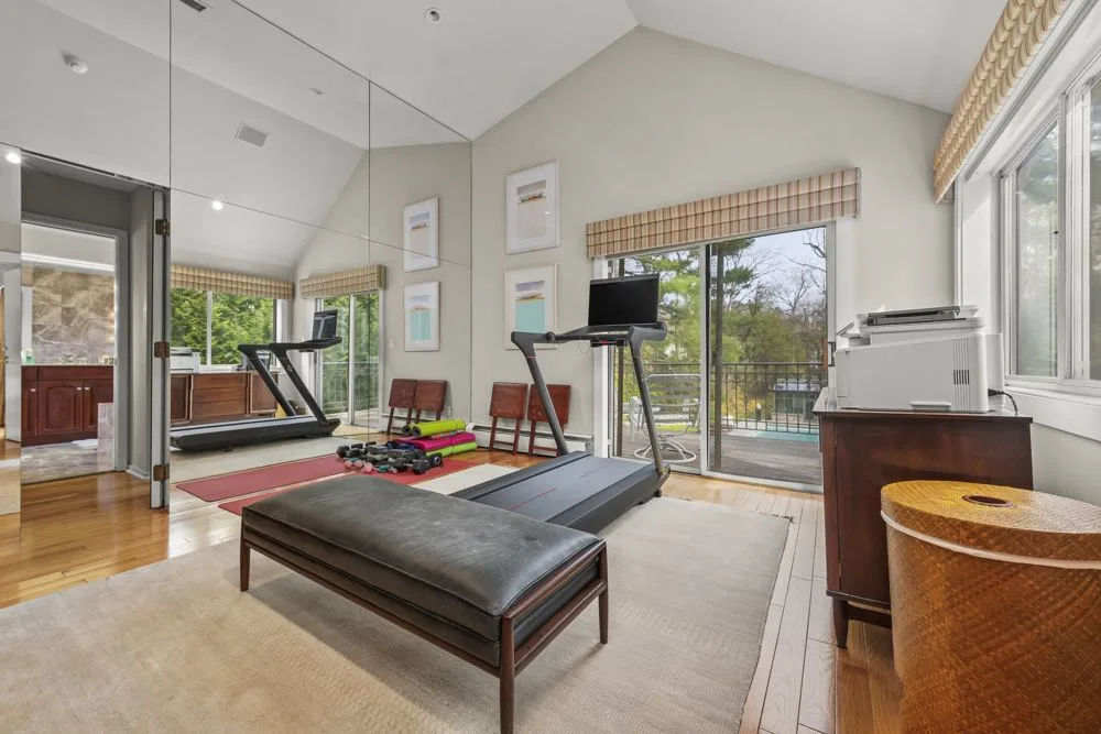 Wellness space at Scarsdale estate