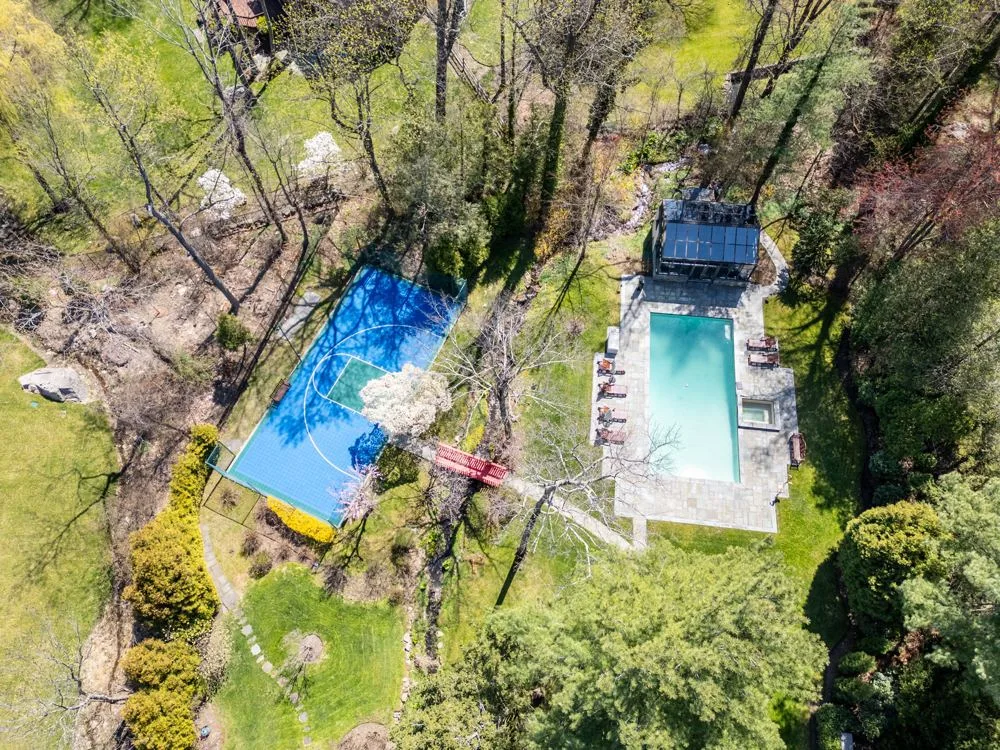 Pool & grounds at Scarsdale estate