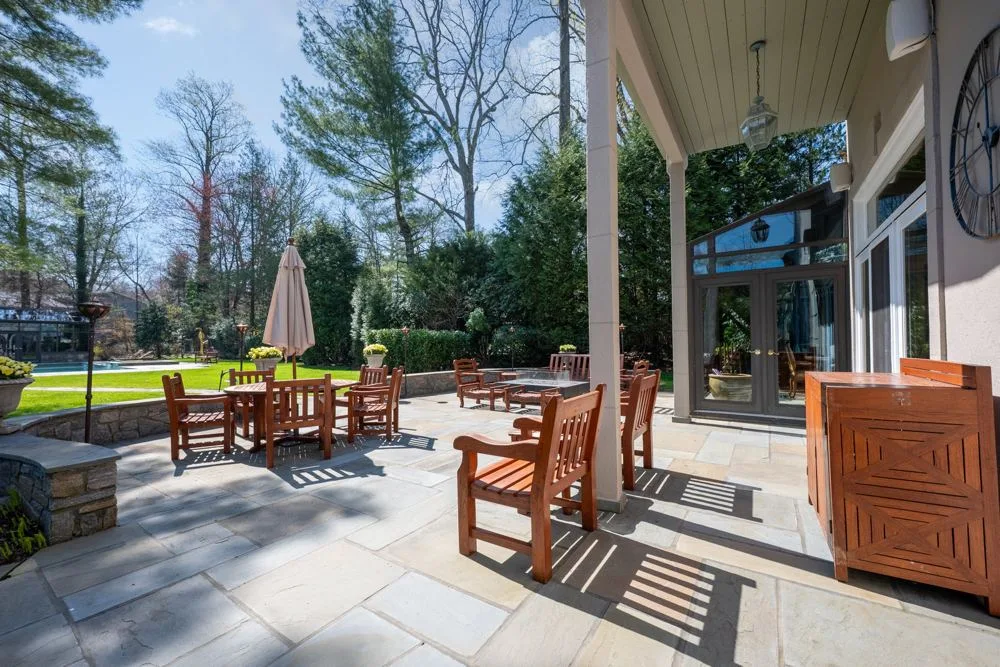 Outdoor living at Scarsdale estate