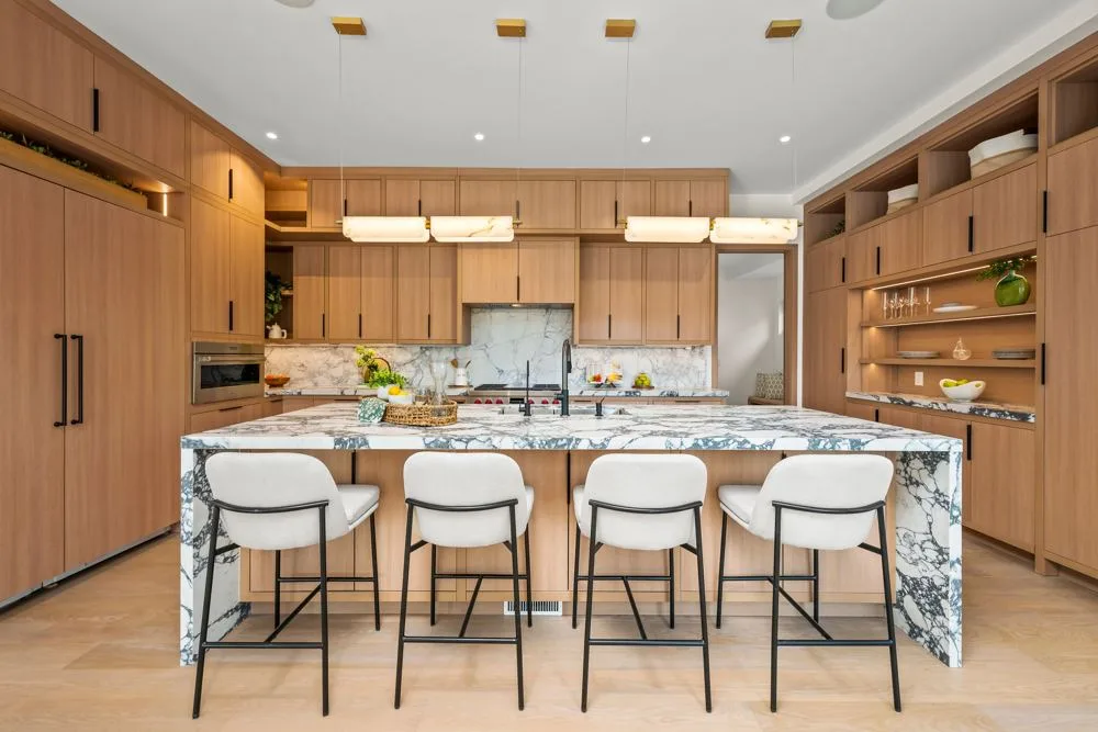 Kitchen at the heart at Short Hills mansion