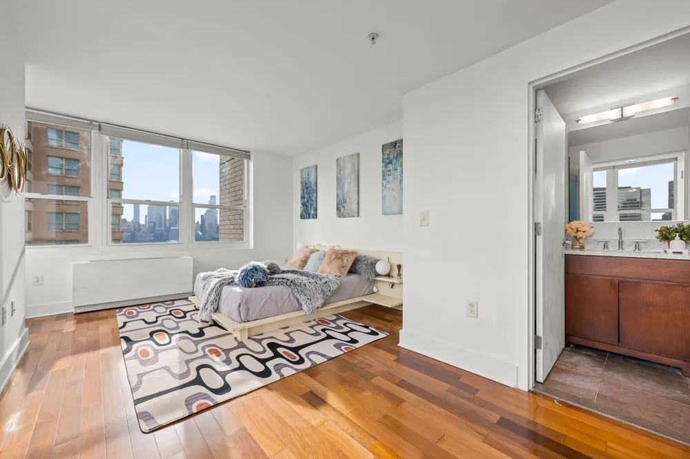 A serene bedroom at Staged city residences