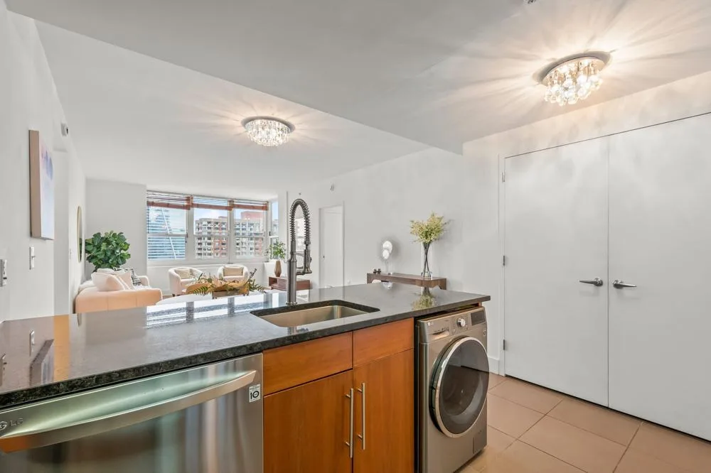 Kitchen & dining at Staged city residences